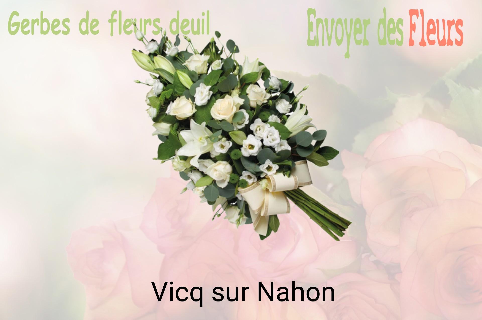 Gerbe de fleurs de deuil livrée à Vicq-sur-Nahon